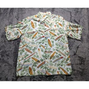 Detrich Varez By Reyn Spooner Short Sleeve Button Up Hawaiian Shirt Men Sz Large